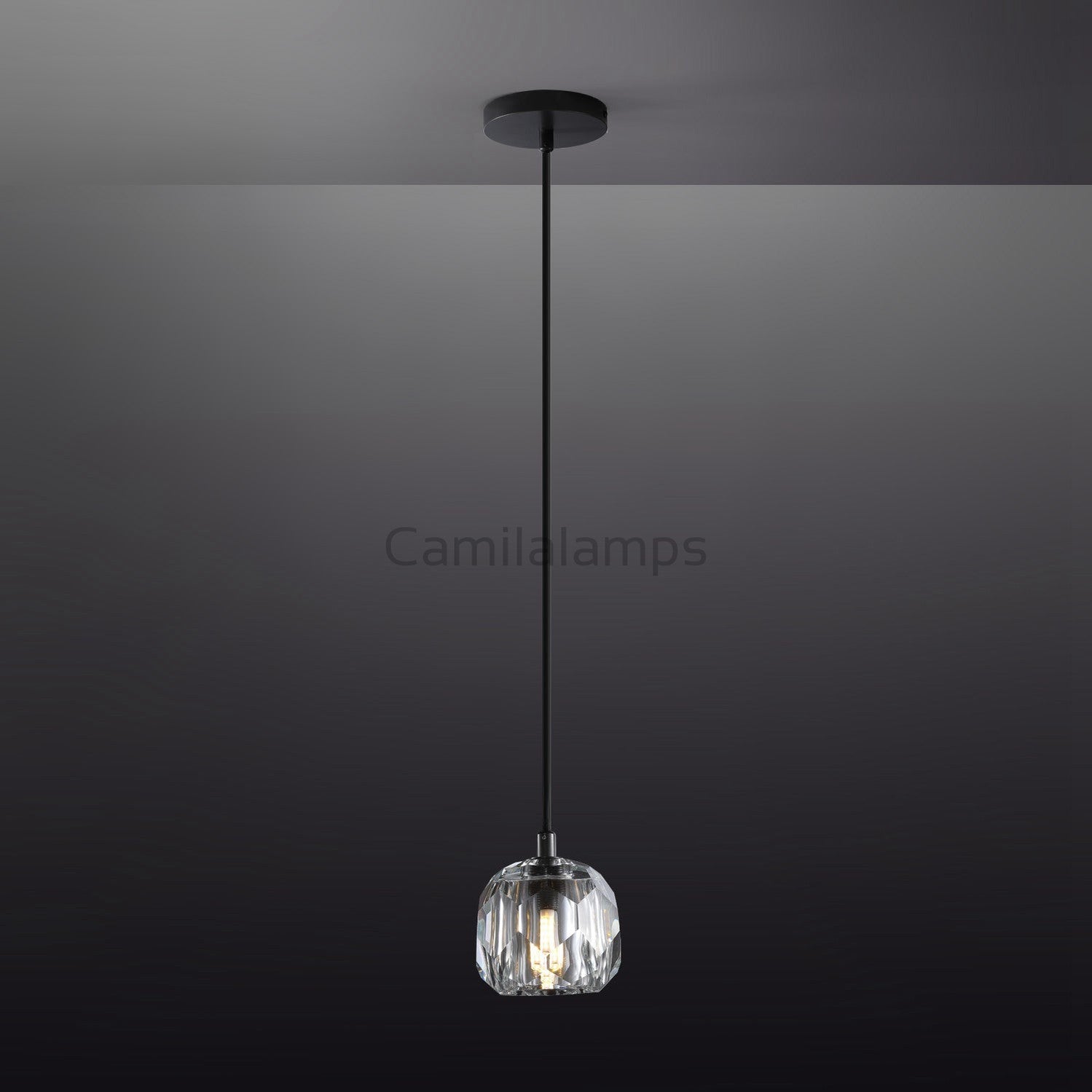 Bille Crystal Modern Pendant Light - Camilalamps - CAM1409