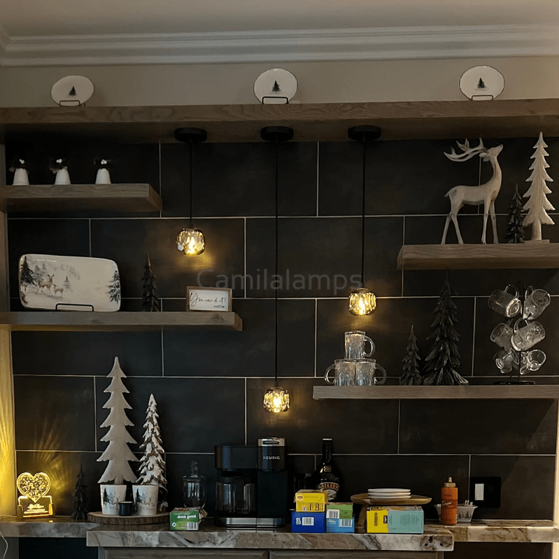 Bille Crystal Modern Pendant Light - Camilalamps - CAM1415