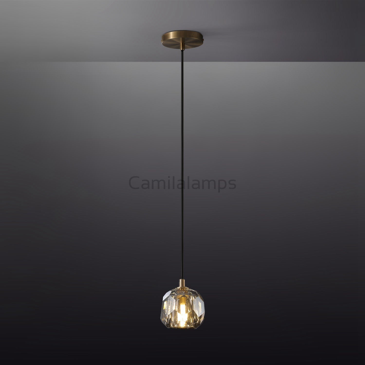 Bille Crystal Modern Pendant Light - Camilalamps - CAM1410