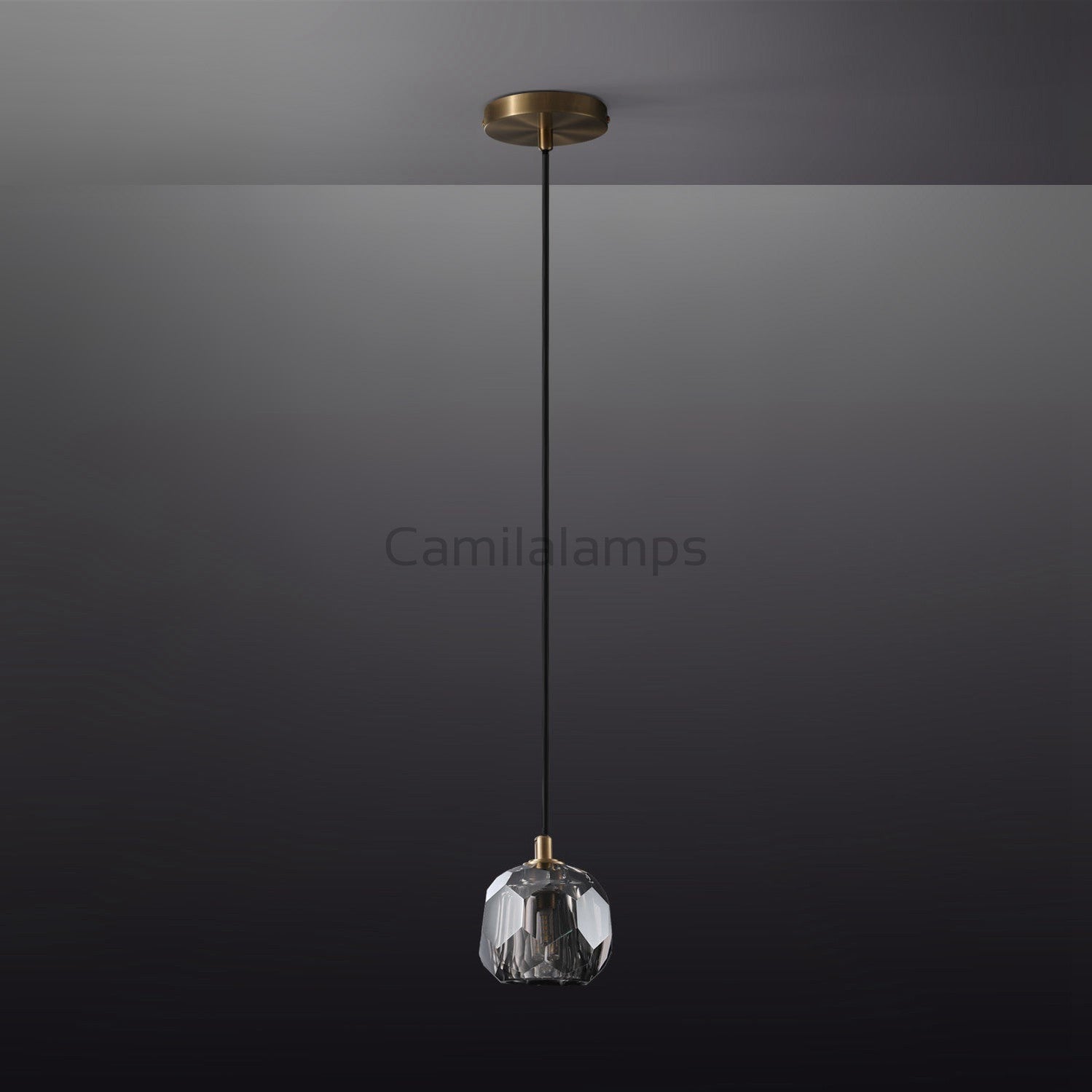 Bille Crystal Modern Pendant Light - Camilalamps - CAM1410