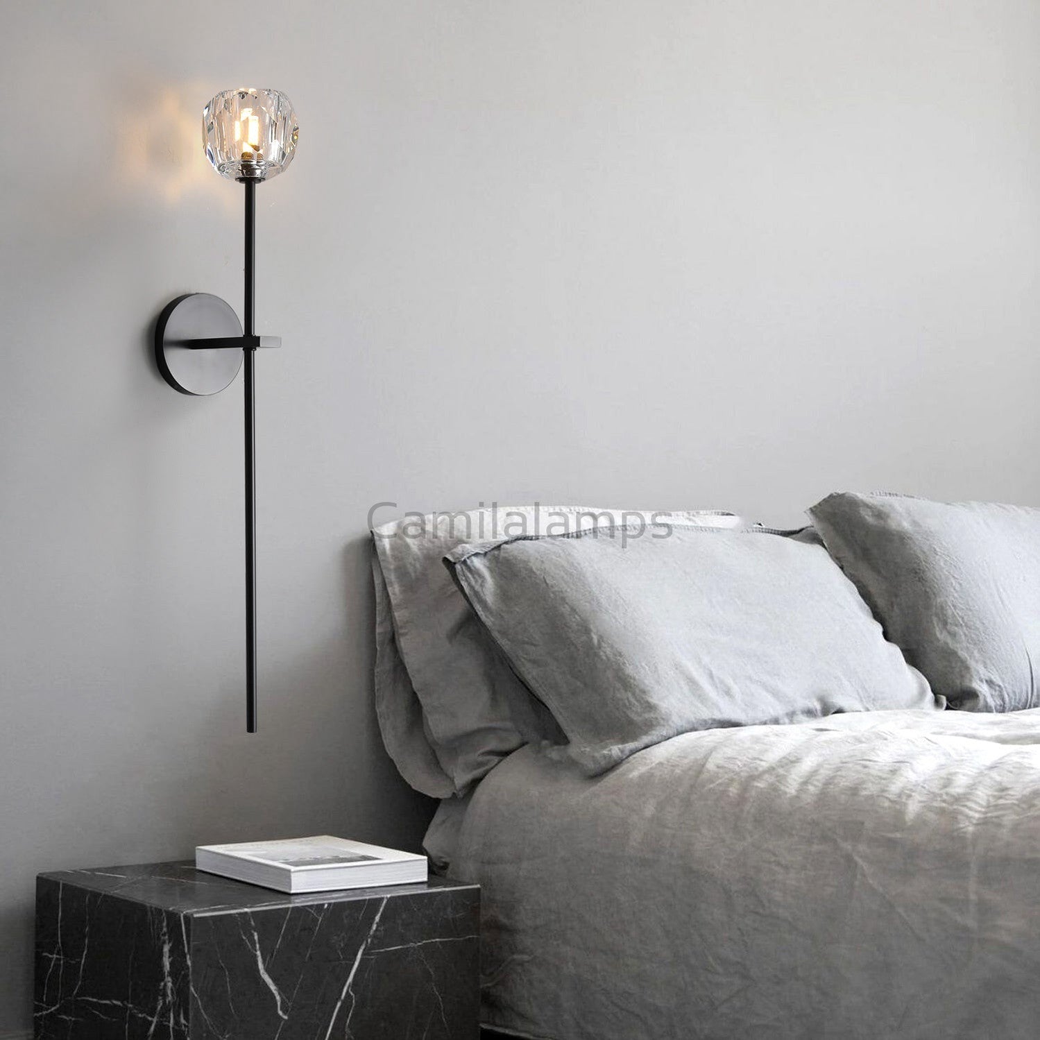 Bille Crystal Modern Wall Sconces - Camilalamps - CAM1406