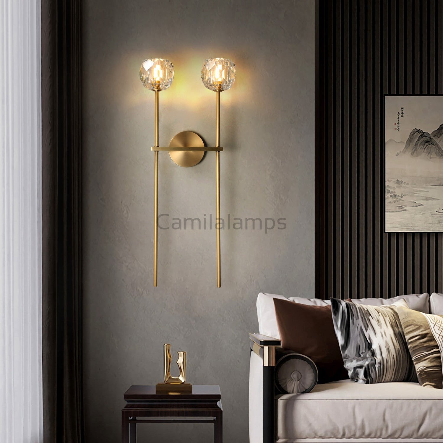 Bille Crystal Modern Wall Sconces - Camilalamps - CAM1406
