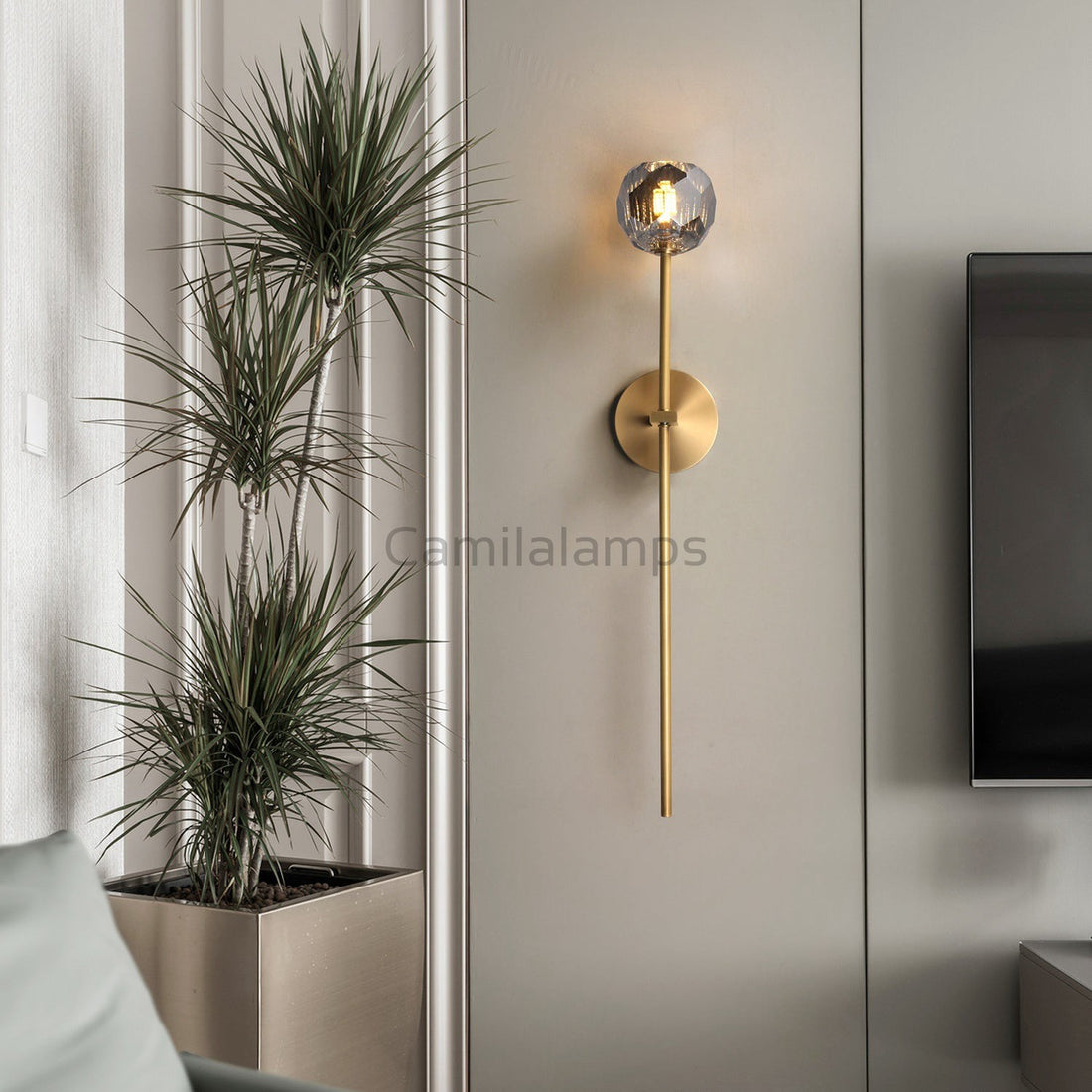Bille Crystal Modern Wall Sconces - Camilalamps - CAM1391