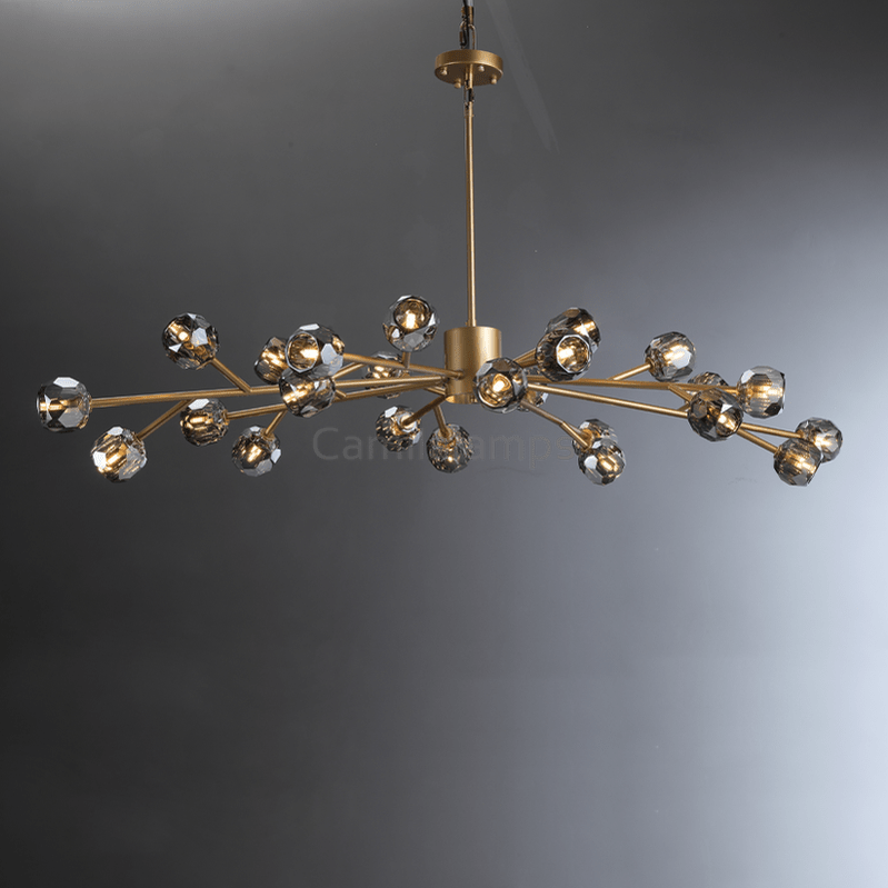 Bille Crystal Round Chandelier For Living Room - Camilalamps - CAM1374