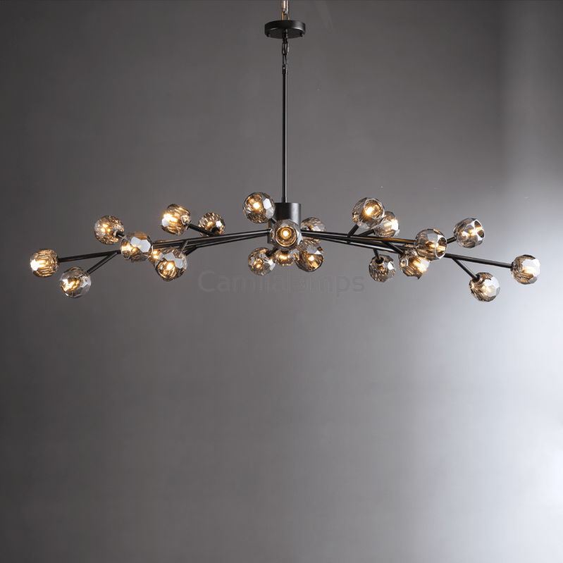 Bille Crystal Round Chandelier For Living Room - Camilalamps - CAM1376