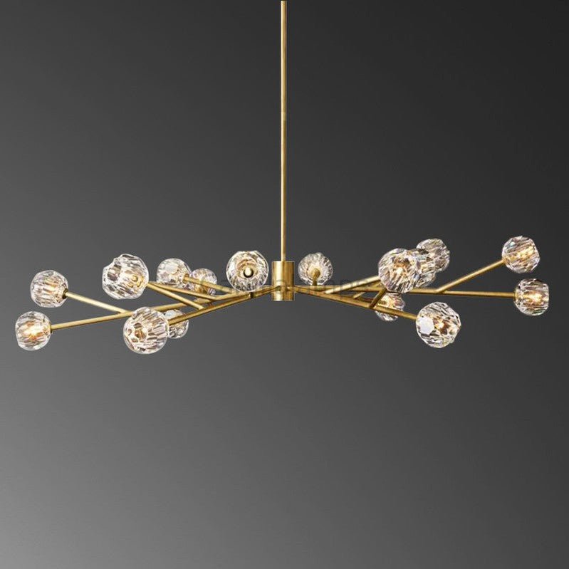 Bille Crystal Round Chandelier For Living Room - Camilalamps - CAM1367