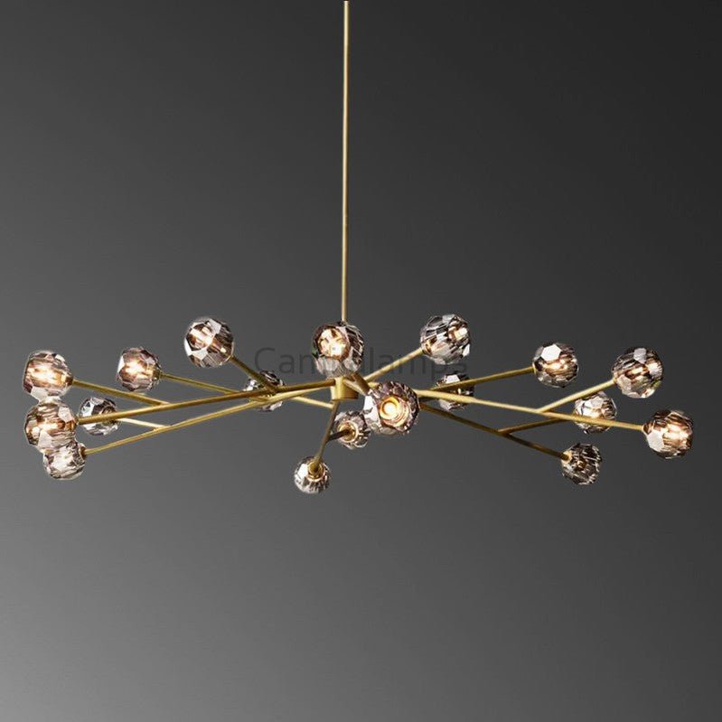 Bille Crystal Round Chandelier For Living Room - Camilalamps - CAM1368