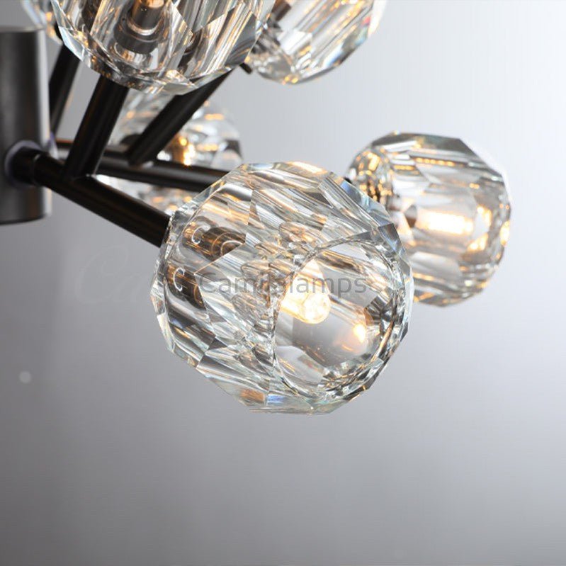 Bille Crystal Round Chandelier For Living Room - Camilalamps - CAM1370