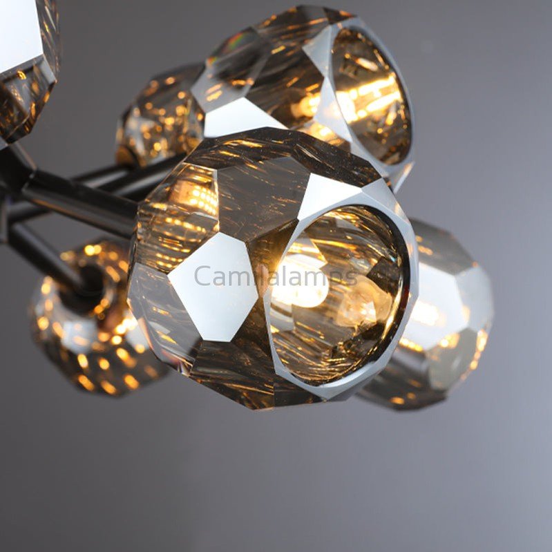 Bille Crystal Round Chandelier For Living Room - Camilalamps - CAM1370