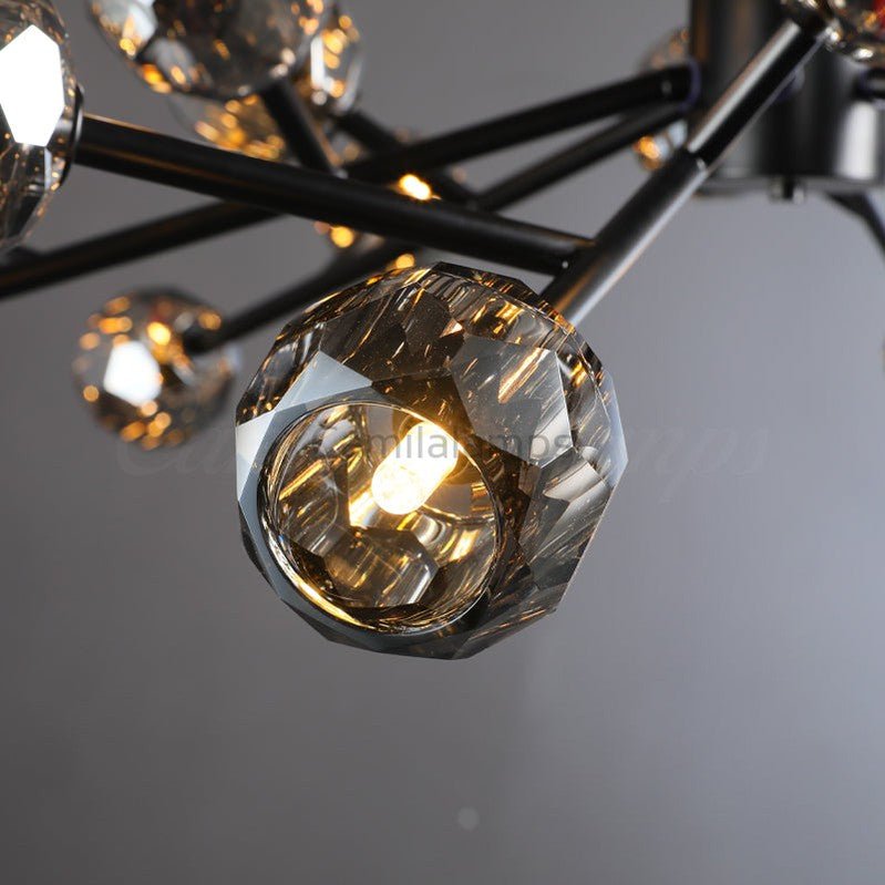 Bille Crystal Round Chandelier For Living Room - Camilalamps - CAM1370