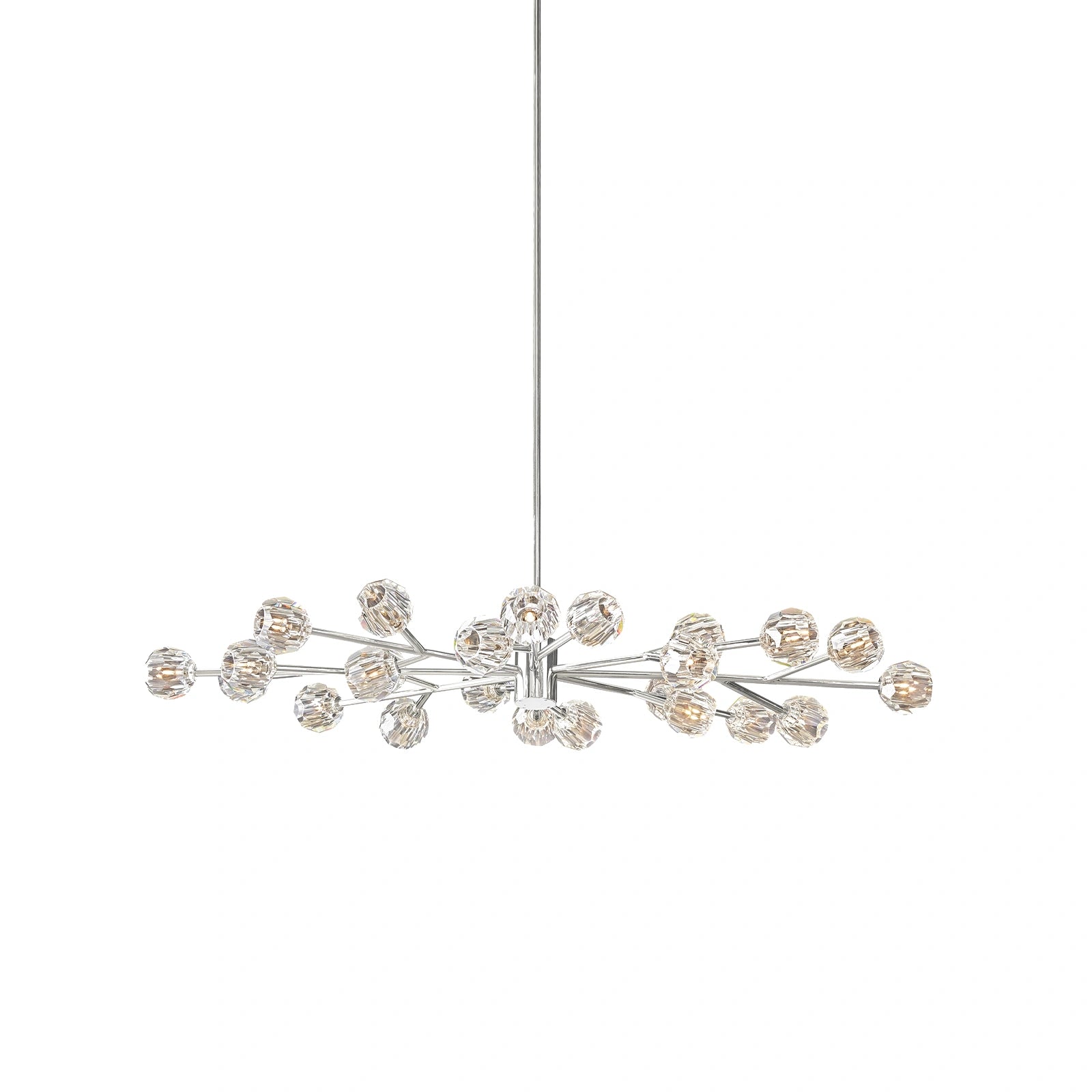 Bille Crystal Round Chandelier For Living Room - Camilalamps - CAM1377