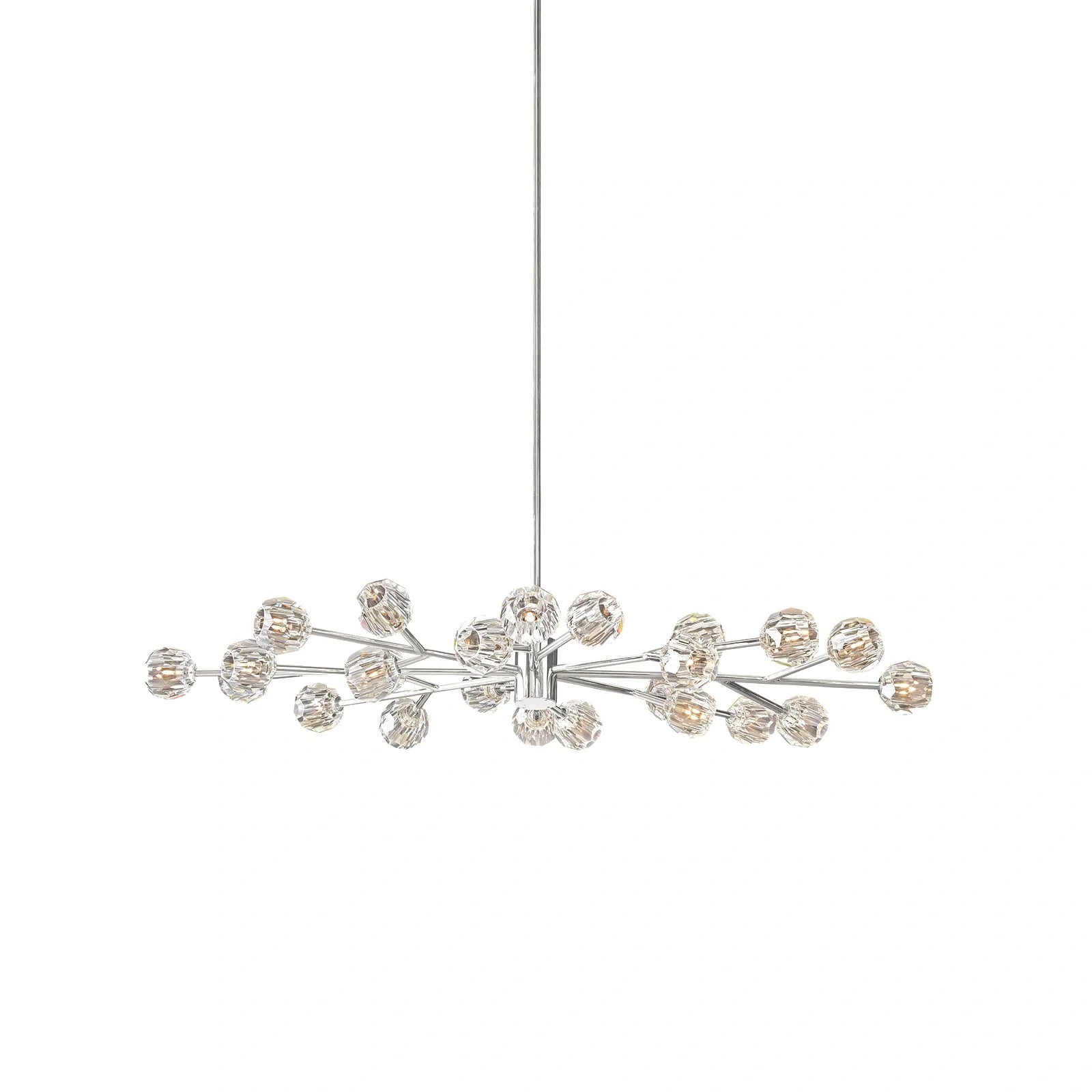 Bille Crystal Round Chandelier For Living Room - Camilalamps - CAM1377