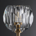 Bille De Clear Crystal Ball Wall Sconce 9