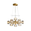 Bille De Clear Crystal Round Chandelier Cord - Camilalamps - CAA - 10011A9