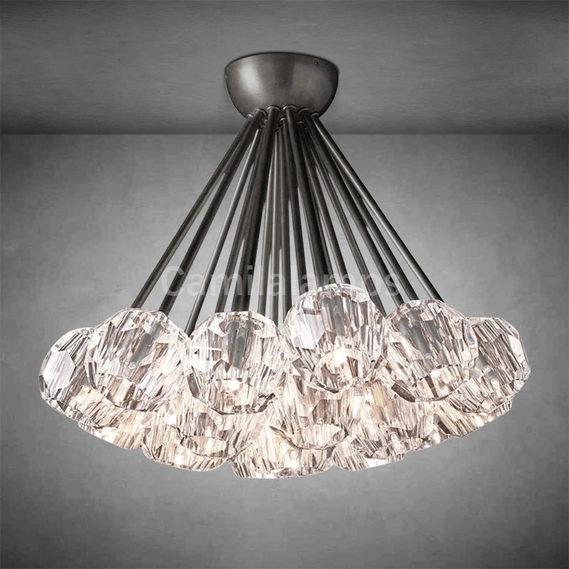 Bille De Crystal Ball Flush Mount 24" - Camilalamps - CA - 1112