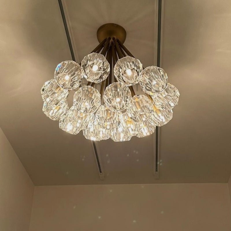 Bille De Crystal Ball Flush Mount 24" - Camilalamps - CA - 1116