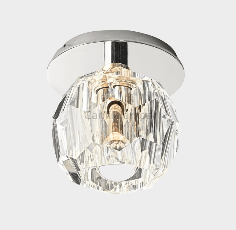Bille De Crystal Ball Petite Wall Sconce - Camilalamps - BL - 1