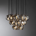 Bille De Crystal Cluster Round Chandelier 14''19''24''30''40
