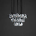 Bille De Crystal Cluster Round Chandelier 14''19''24''30''40