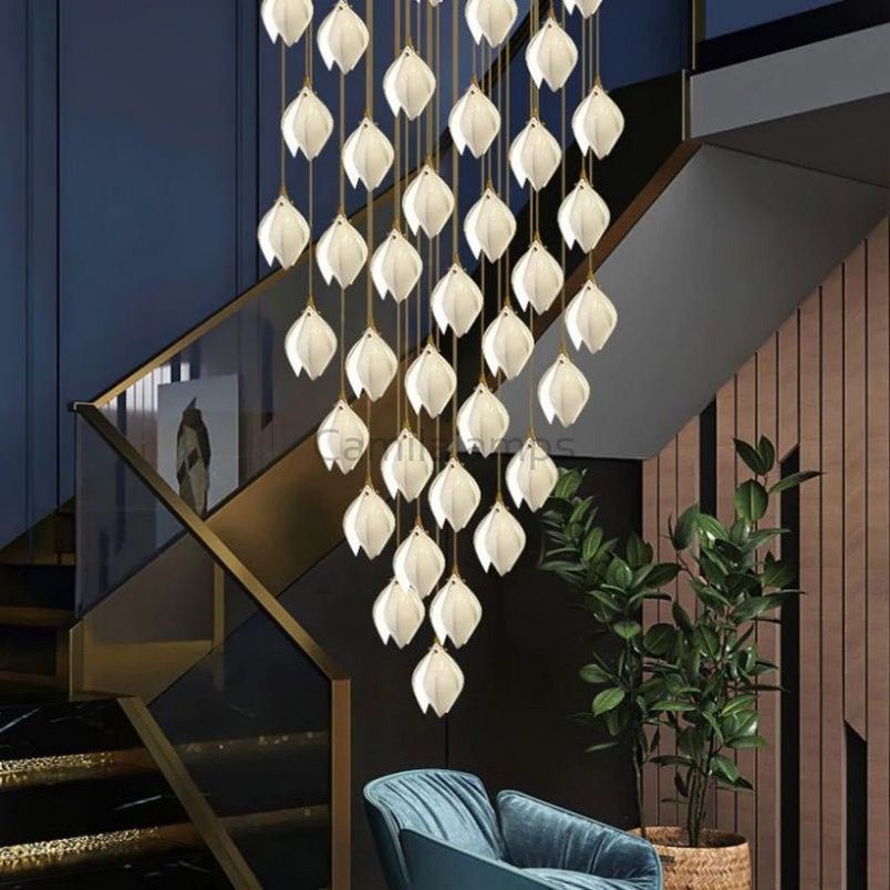 Bloom Ceramic Chandelier - Camilalamps - Ca-12189-113