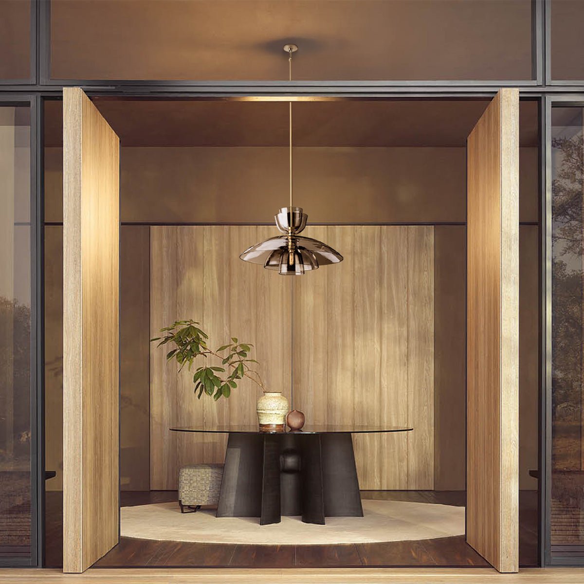 Blum Glass Cloche Grand Pendant - Camilalamps - CA - CH6031