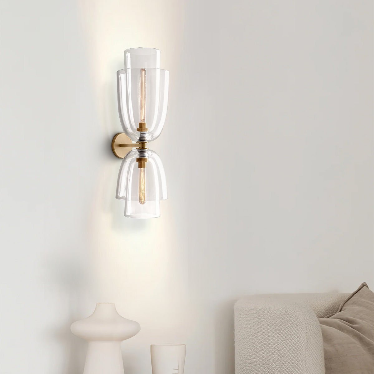 Blum Glass Cloche Grand Sconce - Camilalamps - CA - CH6039