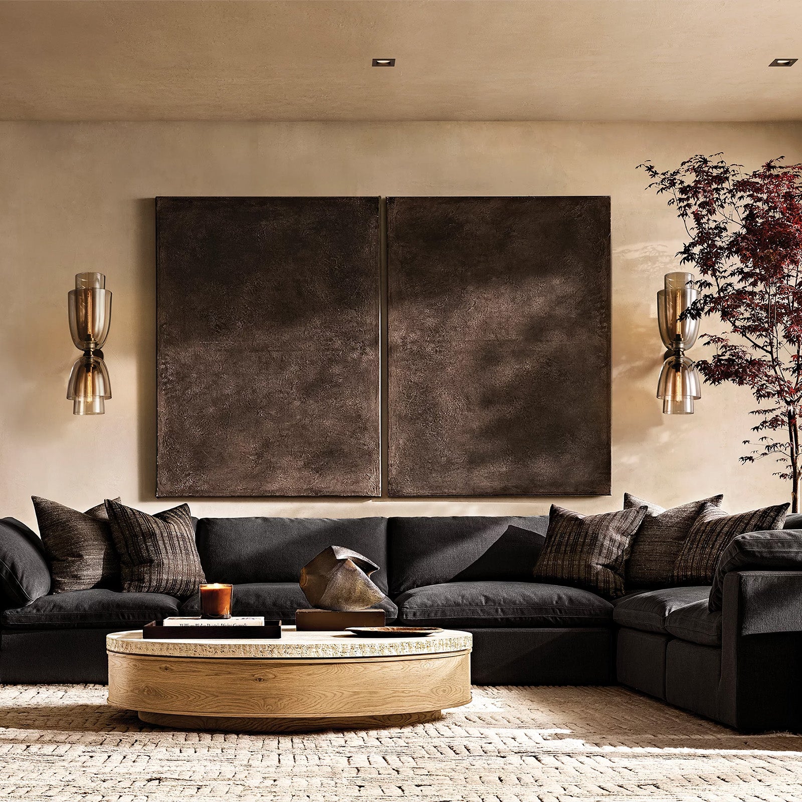 Blum Glass Cloche Grand Wall Sconce - Camilalamps - CAARHWS - 256906