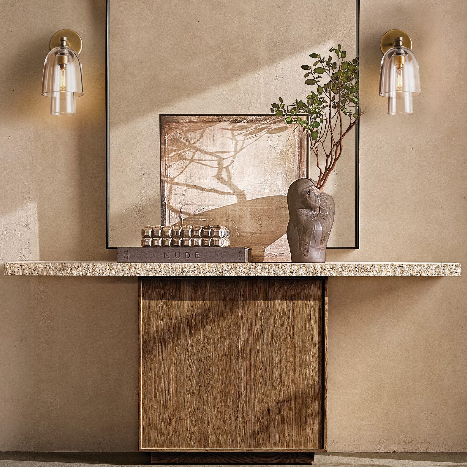 Blum Glass Flute Wall Sconce - Camilalamps - CAARHWS - 256902