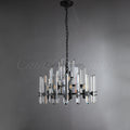 Bonington Prism Crystal Round & Linear Chandelier - Camilalamps - CAM1486