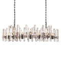 Bonington Prism Crystal Round & Linear Chandelier - Camilalamps - CAM1489