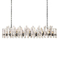 Bonington Prism Crystal Round & Linear Chandelier - Camilalamps - CAM1490