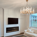 Bonington Prism Crystal Round & Linear Chandelier - Camilalamps - CAM1482