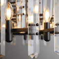 Bonington Prism Crystal Round & Linear Chandelier - Camilalamps - CAM1490