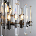 Bonington Prism Crystal Round & Linear Chandelier - Camilalamps - CAM1490