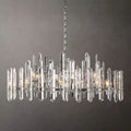 Bonington Prism Crystal Round & Linear Chandelier - Camilalamps - CAM1492