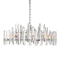 Bonington Prism Crystal Round & Linear Chandelier - Camilalamps - CAM1493