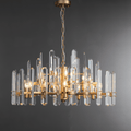 Bonington Prism Crystal Round & Linear Chandelier - Camilalamps - CAM1483