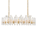 Bonington Prism Crystal Round & Linear Chandelier - Camilalamps - CAM1484