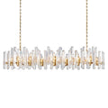 Bonington Prism Crystal Round & Linear Chandelier - Camilalamps - CAM1485
