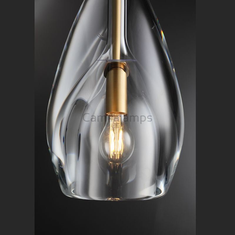 Botanyst Flute Crystal Pendant 6''8''9'' - Camilalamps - CA - ml - Botanist - 2503