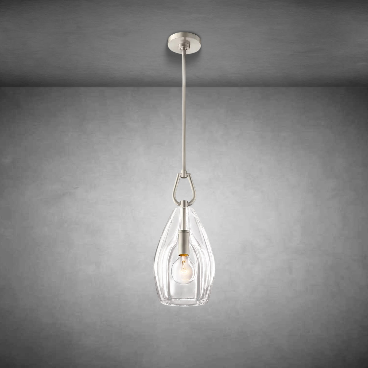 Botanyst Flute Crystal Pendant 6''8''9'' - Camilalamps - CA - ml - Botanist - 2509