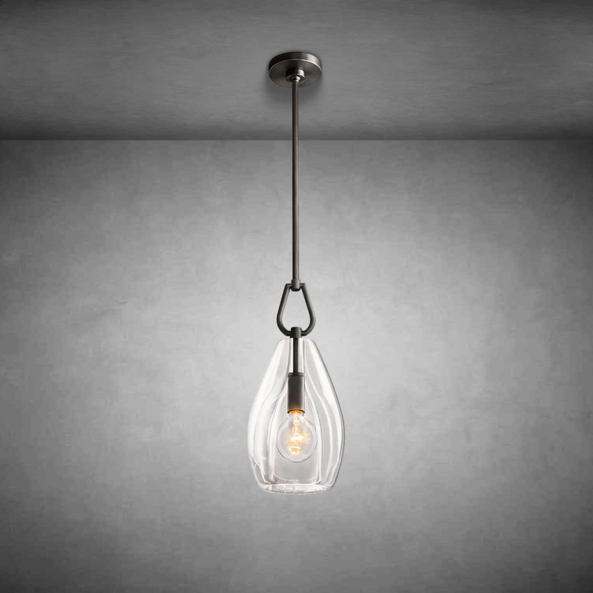 Botanyst Flute Crystal Pendant 6''8''9'' - Camilalamps - CA - ml - Botanist - 2506