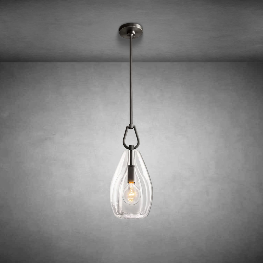 Botanyst Flute Crystal Pendant 6''8''9'' - Camilalamps - CA - ml - Botanist - 2506