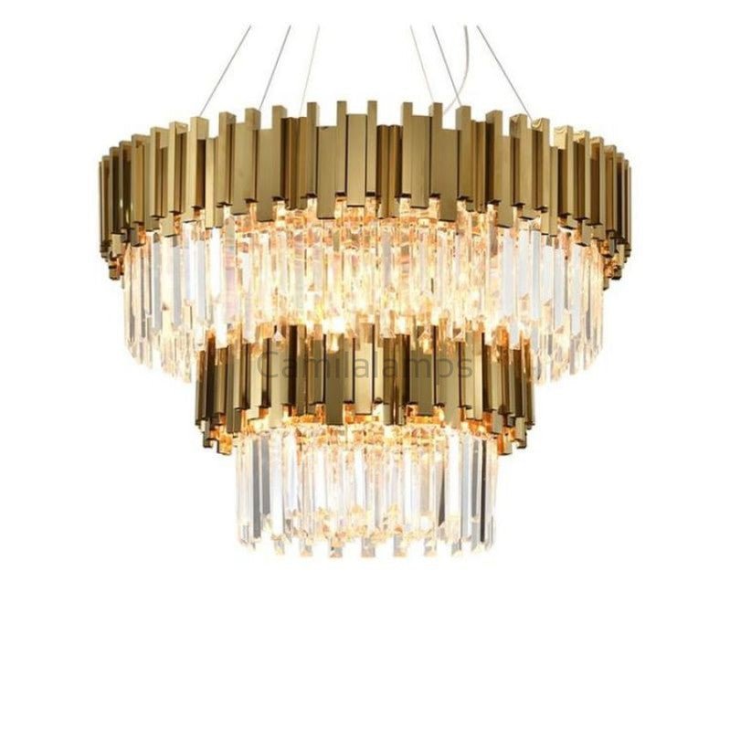 Bourbons Antoine Crystal Round Chandelier - Camilalamps - BACRC2 - 11