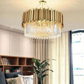 Bourbons Charles Crystal Round Chandelier - Camilalamps - BCCRC6-166