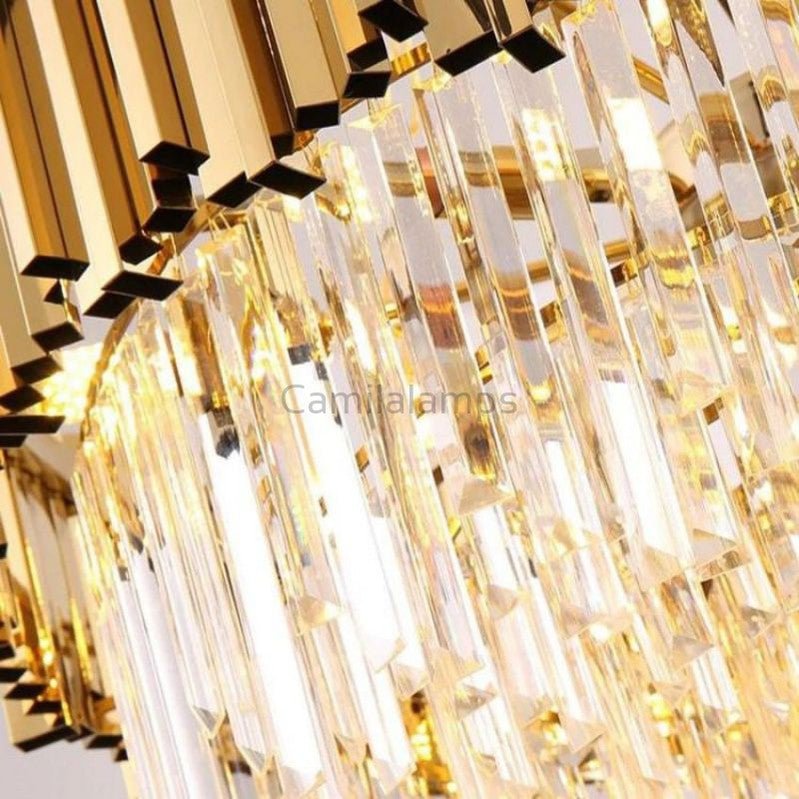 Bourbons Flush Mount Chandelier - Camilalamps - BFMC - 11