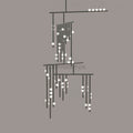Brass Glass Drop Chandelier - Camilalamps - VKC5-1240410-15