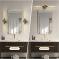 Brass Wall Sconces Set of 2, Double Lights 30