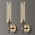 Brass Wall Sconces Set of 2, Double Lights 30