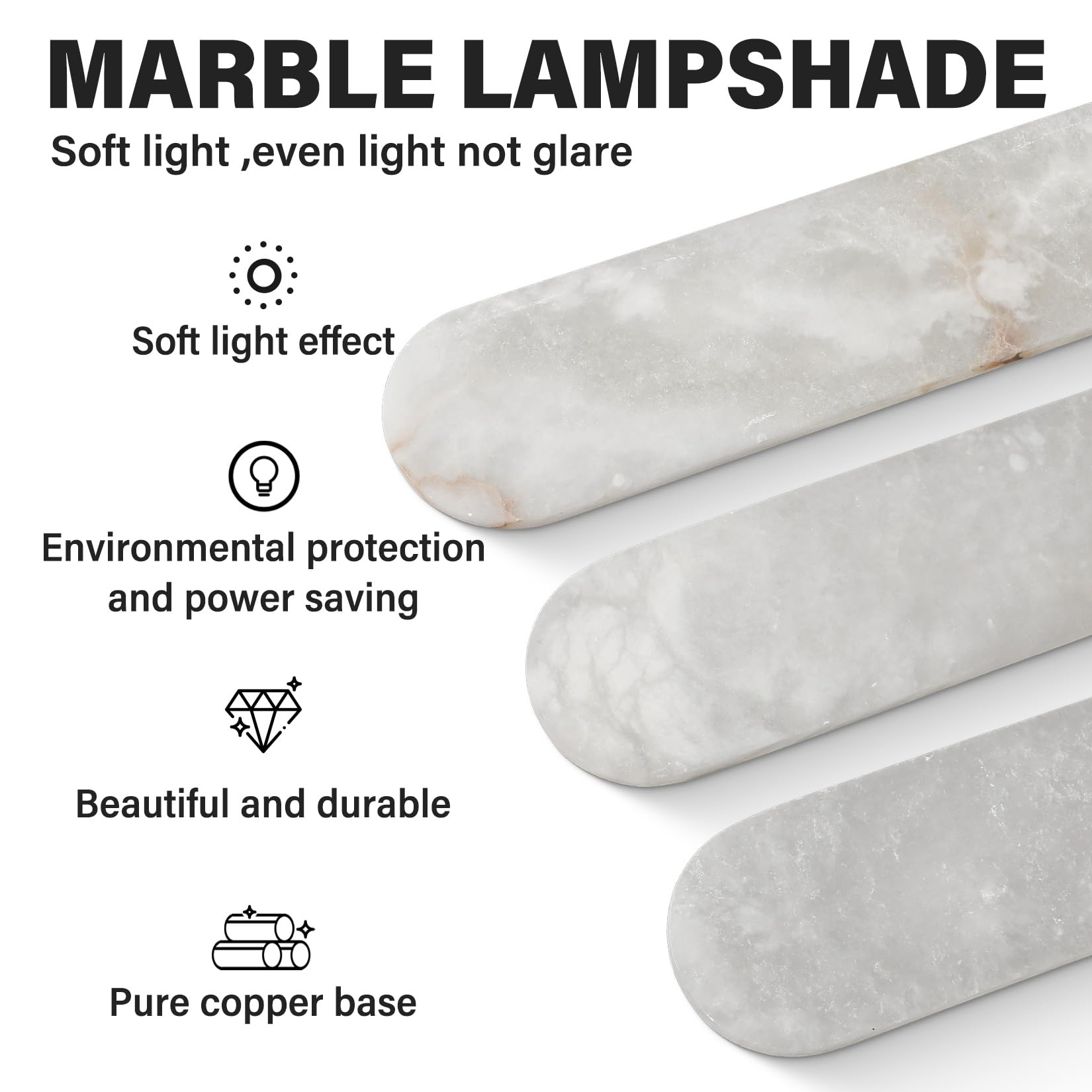 Brass Wall Sconces Set of Two, Natural Alabaster Wall Light,Gold Vanity Light Fixtures for Bathroom,Bedside Wall Lamp Perfect for Bedroom, Hallway, Living Room Kitchen(Gift LED) - Camilalamps - B0DWZP1YHS